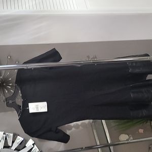 Black mini dress